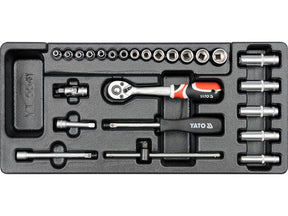 SET TUBULARE+CLICHET 25 YATO YT-5541 BUC, 3.5-14MM, PENTRU YT-5530 YATO - scule electrice si unelte profesionale - BricoMart