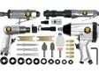 SET UNELTE PNEUMATICE VOREL 81142 + ACCESORII VOREL - scule electrice si unelte profesionale - BricoMart