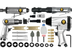 SET UNELTE PNEUMATICE VOREL 81142 + ACCESORII VOREL - scule electrice si unelte profesionale - BricoMart