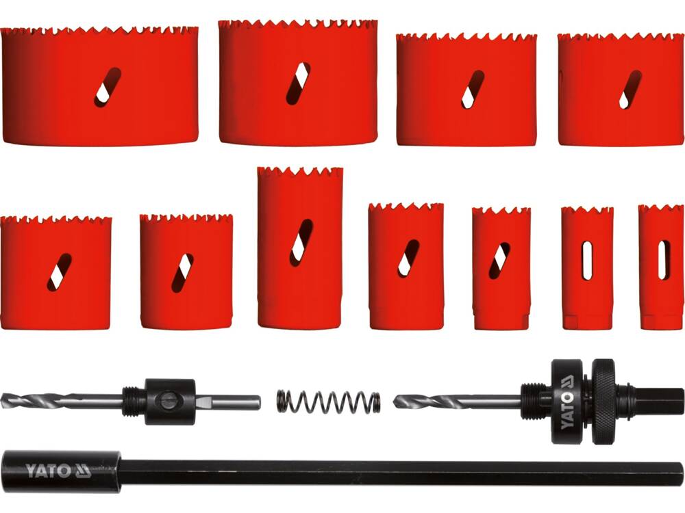 SET UNIVERSAL CAROTE YATO YT-3381 15 BUC, 19-76MM YATO - scule electrice si unelte profesionale - BricoMart