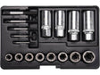 SET UNIVERSAL DE YATO YT - 06033 EXTRAS SURUBURI, 17 BUC YATO - scule electrice si unelte profesionale - BricoMart