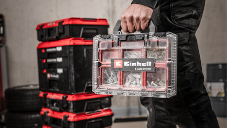Sistem de cutii de transport Einhell E - Case Half Size Sortierbox BricoMart - scule electrice si unelte profesionale - BricoMart