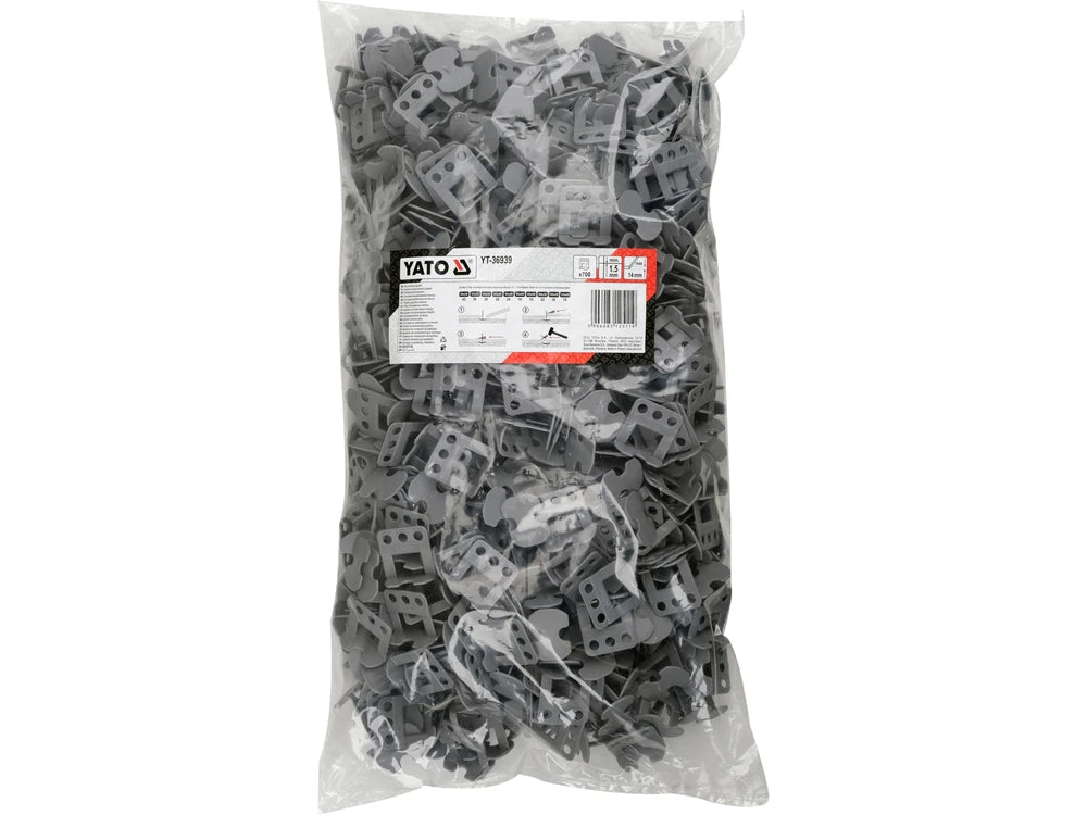 SISTEM DE NIVELARE (CLIPS) Y1,5MM 700BUC Yato YT - 36939 Yato - scule electrice si unelte profesionale - BricoMart