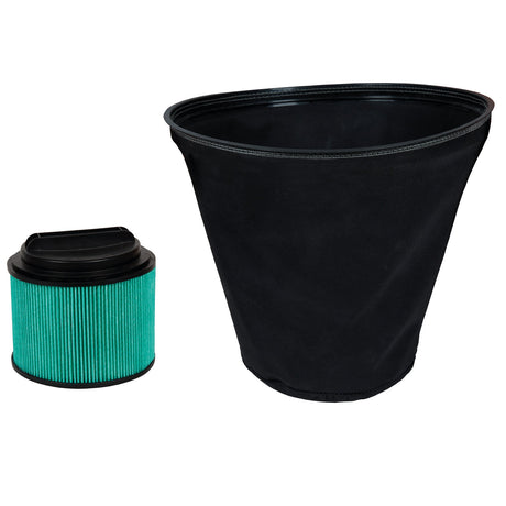 Sistem dublu de filtrare praf Original Einhell (accesoriu pentru aspiratoare umed/uscat, set filtru plisat HEPA si sac filtrare, filtreaza praful fin, protejeaza motorul, potrivit pentru alergici) Einhell - scule electrice si unelte profesionale - BricoMart