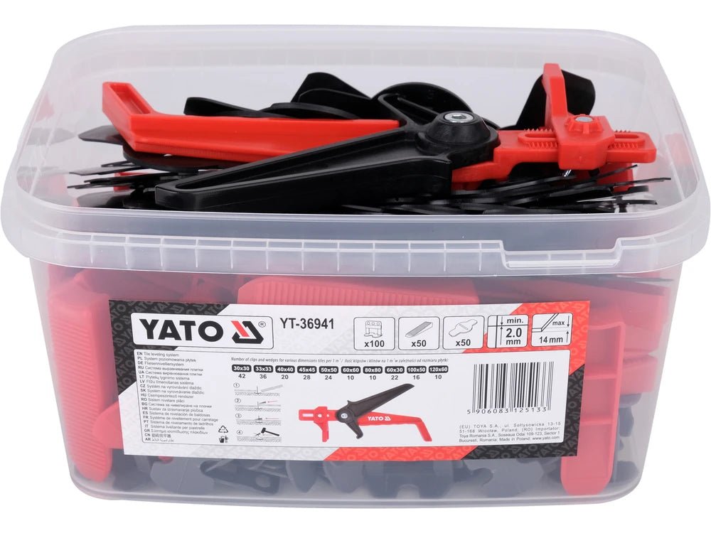 SISTEM NIVELARE Y2MM 100+50+50+CLESTE Yato YT - 36941 Yato - scule electrice si unelte profesionale - BricoMart