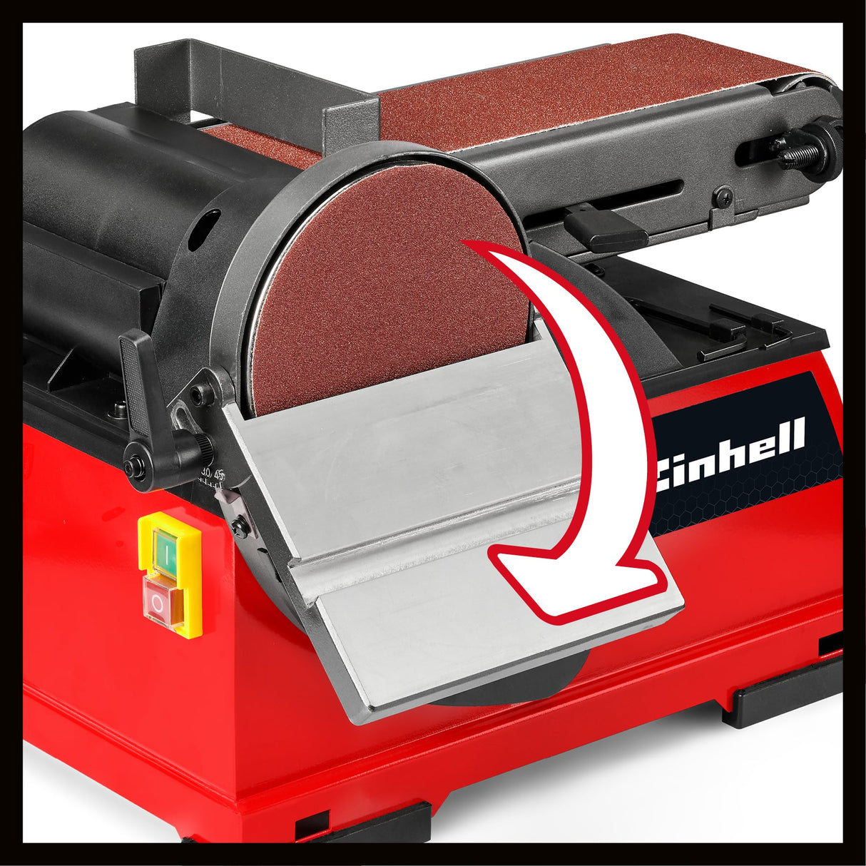 Slefuitor curea/disc Einhell TE - US 400 - 400 W BricoMart - scule electrice si unelte profesionale - BricoMart