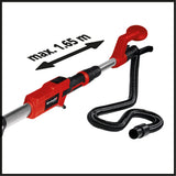 Slefuitor electric pentru gips - carton Einhell TE - DW 225 X, 750 W, disc de slefuit interschimbabil, inel cu bucsa montat pe arc, maner telescopic de pana la 165 cm, incl. discuri de slefuit + panza de grila in cutie Einhell - scule electrice si unelte profesionale - BricoMart