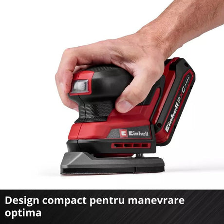 slefuitor multifunctional fara fir Einhell TE-OS 18/150-2 Li Power X-Change, 18 V, 24.000 rpm, orbita de 2 mm, colector de praf, adaptor pentru extractie, incl. 6 x foi abrazive, fara baterie - imagine 9