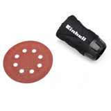 Slefuitor orbital pe acumulator Einhell TE - RS 18 Li - Solo Power X - Change, Litiu - ion, control electronic al vitezei, fixare cu micro - velcro, incl. 1x hartie abraziva P80, fara baterie si incarcator Einhell - scule electrice si unelte profesionale - BricoMart