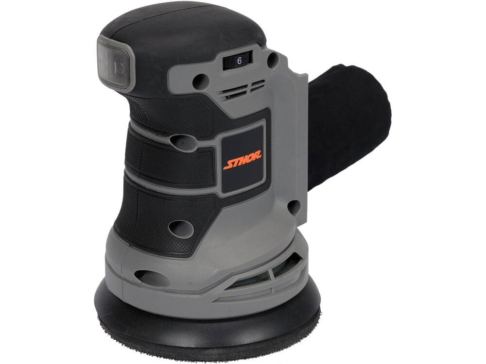 SLEFUITOR ORBITAL STHOR STHOR 78143 20V, 125MM, VITEZA REGLABILA, FARA ACUMULATOR STHOR - scule electrice si unelte profesionale - BricoMart
