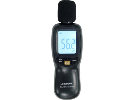 SONOMETRU, DOMENIUL DE MASURARE: 30 - 130DBA Sthor 81711 - 36mm, 98 g Sthor - scule electrice si unelte profesionale - BricoMart