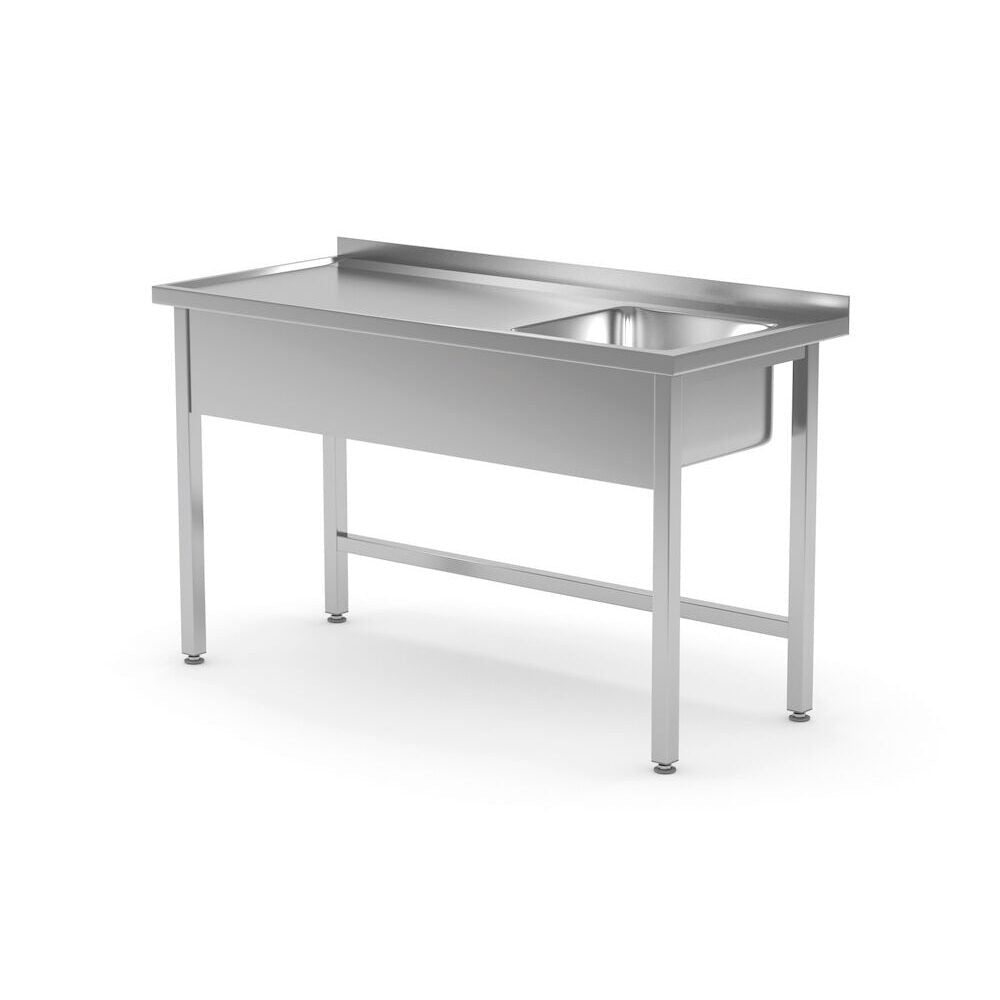 Spalator cu o cuva din inox Hendi, dimensiuni 1000x600x(H)850 mm