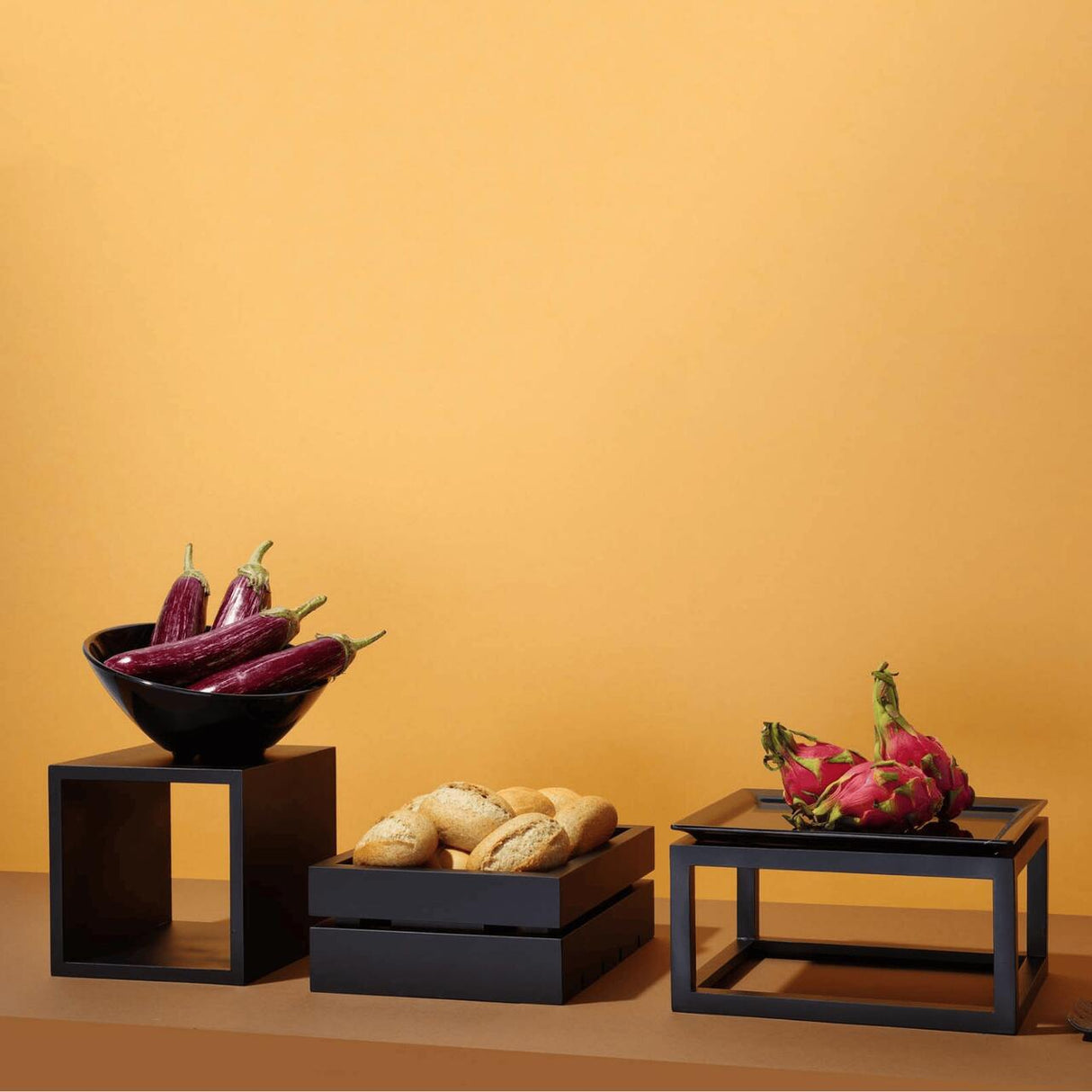 Stand Madeira Black 120x120x120 mm Fine Dine