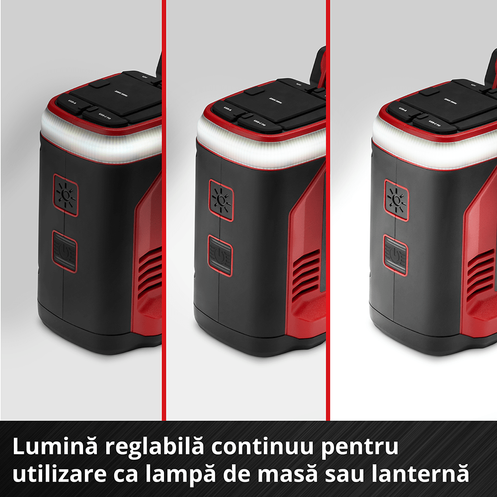 Statie de incarcare fara fir Einhell TE - ES 18/150/1 Li - C - Solo - LED reglabil, indicator LED, priza 230 V, USB - C PD BricoMart - scule electrice si unelte profesionale - BricoMart