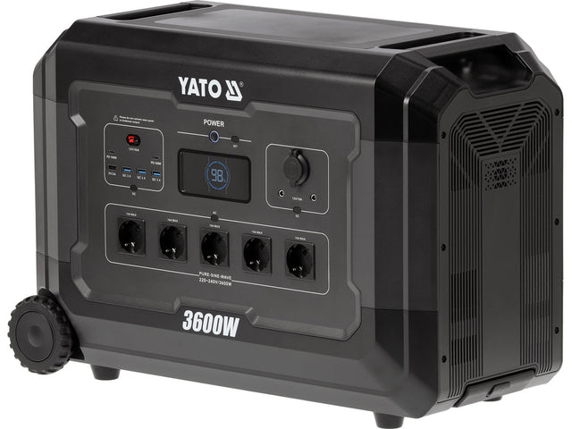 Statie incarcare portabila YATO YT-83096, 3600 W, 3072 wh