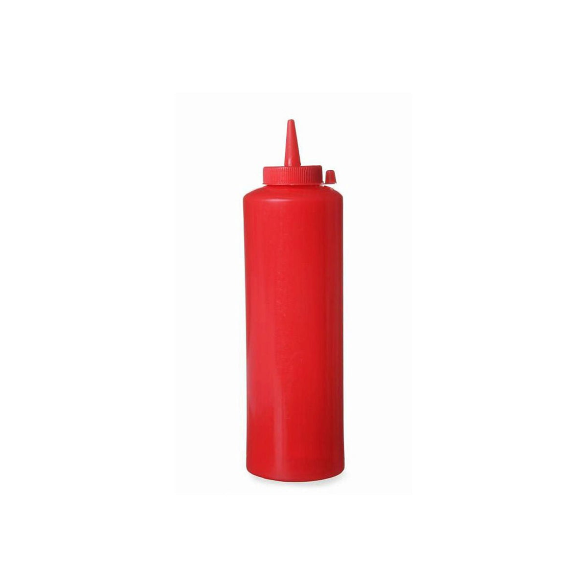 Sticla dispenser 350 ml, 55x205 mm, polietilena rosie, Hendi