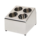 Suport Hendi pentru 4 cosuri tacamuri, Inox, 255x295x(H)215 mm