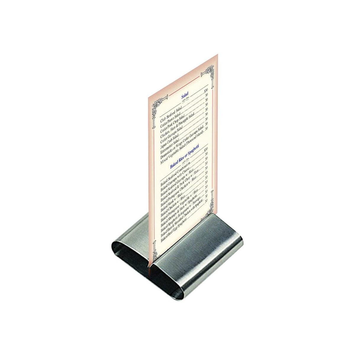 Suport Hendi pentru meniu 80x77x(H)18 mm, set de 6 bucati