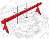 SUPORT RIDICARE MOTOR YATO YT - 55568 MAXIM 500KG YATO - scule electrice si unelte profesionale - BricoMart