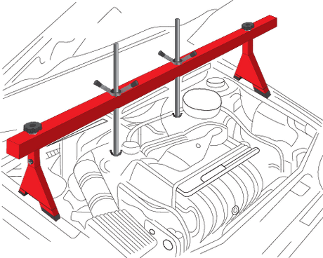 SUPORT RIDICARE MOTOR YATO YT - 55568 MAXIM 500KG YATO - scule electrice si unelte profesionale - BricoMart