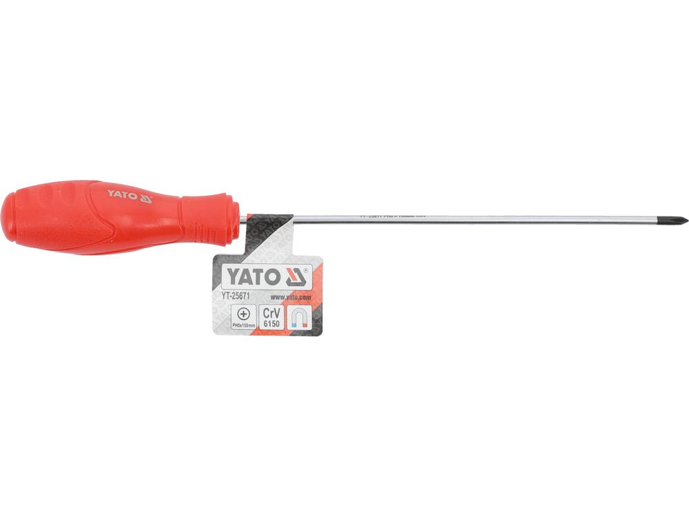 SURUBELNITA CRUCE PH0X150MM Yato YT - 25671 - CrV Yato - scule electrice si unelte profesionale - BricoMart