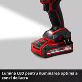 Surubelnita cu impact fara fir Einhell TP-CI 18/250-C Li BL-Solo PXC,18 V, 250 Nm, Brushless, hexagon 1/4", LED, fara acumulator - imagine 9