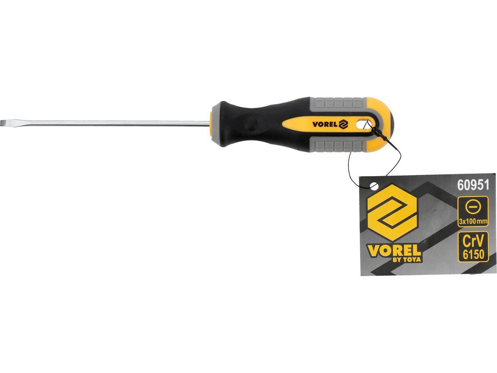 SURUBELNITA DREAPTA 3X100MM VOREL 60951 VOREL - scule electrice si unelte profesionale - BricoMart