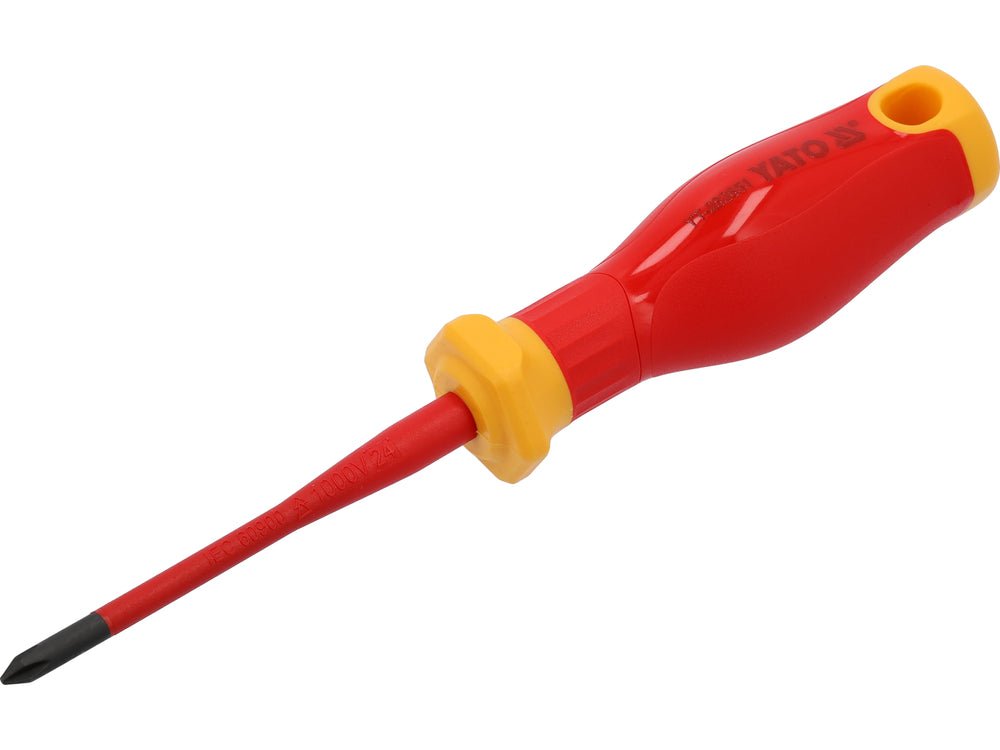 SURUBELNITA IZOLATA EXTRA SLIM PH1X80MM Yato YT - 282651 - 1000 V, rezistent Yato - scule electrice si unelte profesionale - BricoMart