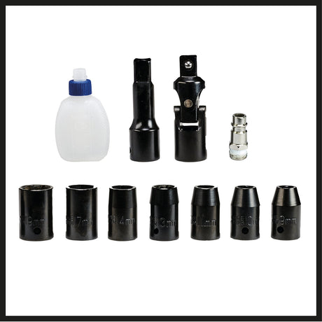 Surubelnita pneumatica cu clichet Einhell TC - PR 68, max. 6,3 bar, potrivita pentru fixarea si desfacerea filetelor, incl. 7 chei tubulare, geanta de transport si depozitare, fara ulei Einhell - scule electrice si unelte profesionale - BricoMart