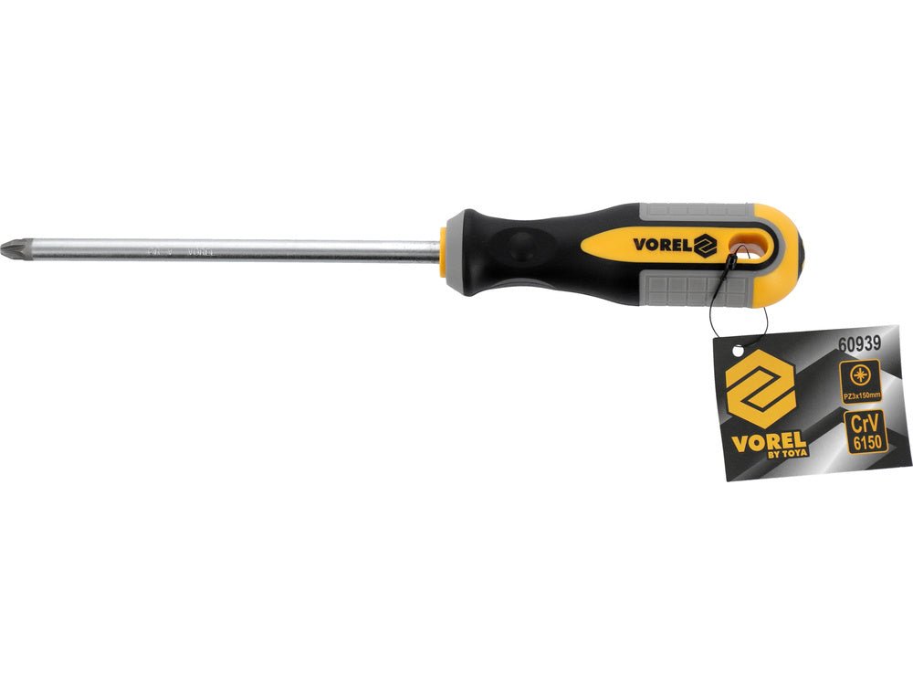 SURUBELNITA POZIDRIVE PZ3X150MM VOREL 60939 VOREL - scule electrice si unelte profesionale - BricoMart
