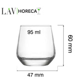 Pahar de apa Lyon Espresso, 95ml, LAV