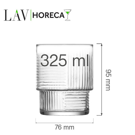 Pahar Istanbul low, 325 ml, LAV