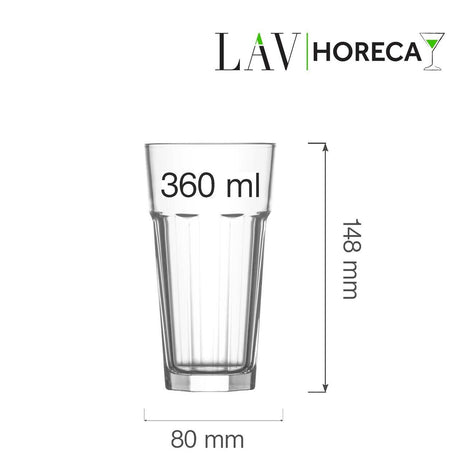 Pahar inalt Amsterdam 360 ml, LAV