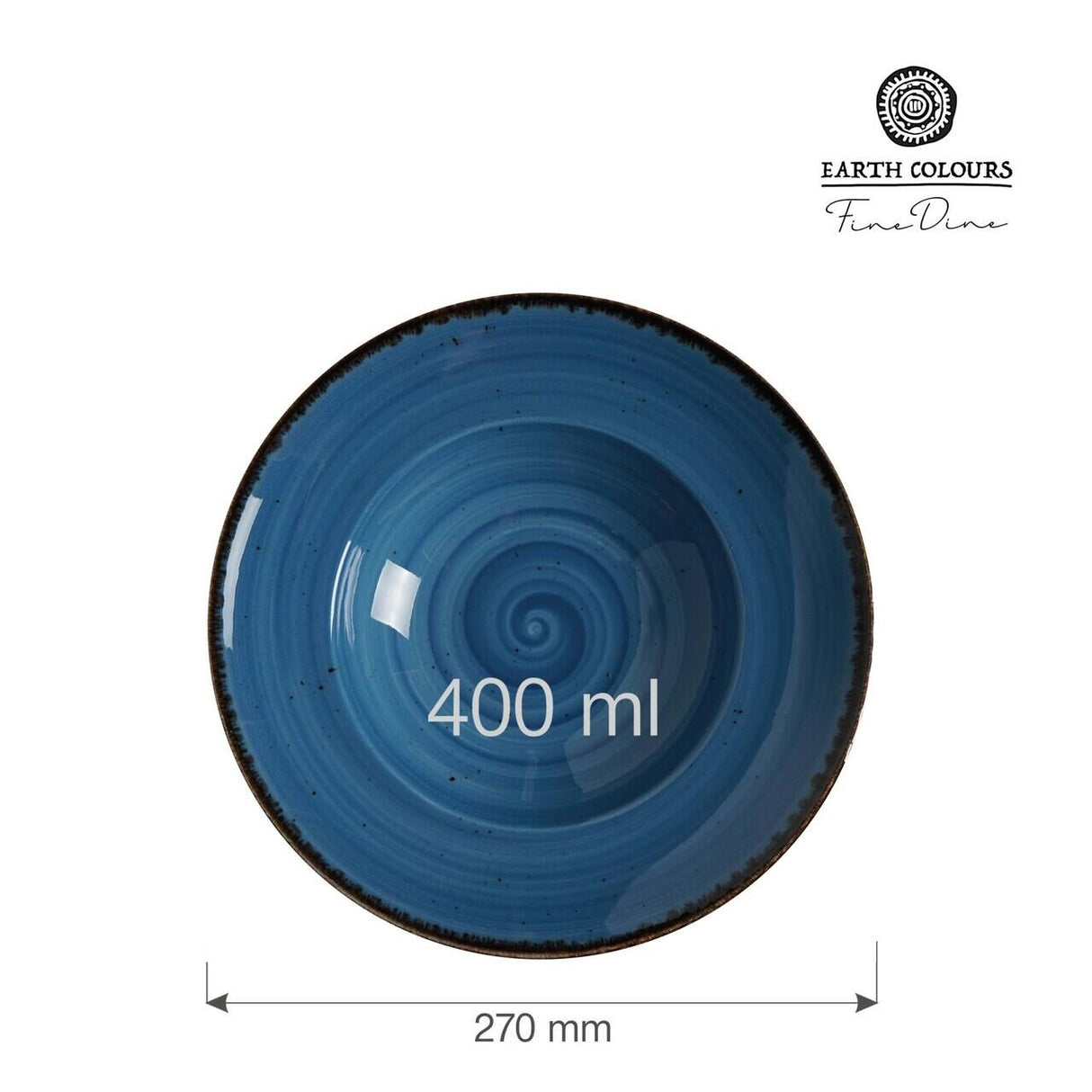 Farfurie pentru paste Iris 270 mm, 400 ml Fine Dine