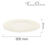 Farfurie Fine Dine, Crema 300 mm