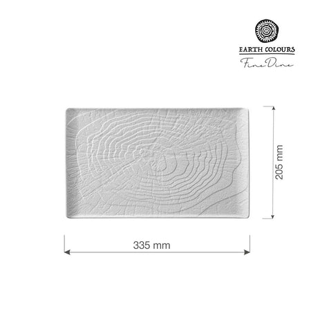 Farfurie dreptunghiulara Nordic, 335x205mm Fine Dine