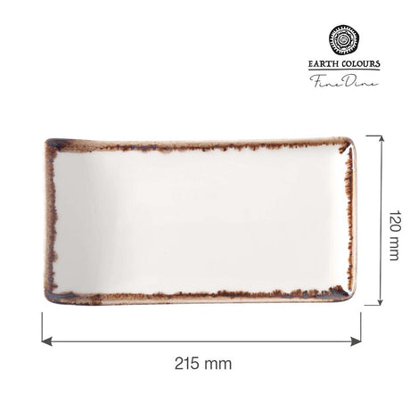 Farfurie de servire Vanilla, 215x120 mm Fine Dine