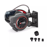 Tambur automat pentru furtun fara fir Einhell GE-HR 18/30-1 WH Li-Solo,18 V, rulare automata furtun, rotire 180°, montare pe perete, furtun conexiune 1.5 m, fara baterie si furtun - imagine 1