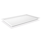 Tavă dreptunghiulară GN 1/2 melamină, albă 325x265x(H)30 Fine Dine