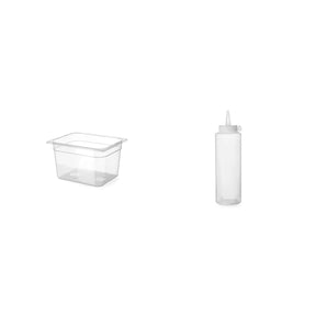 Tavă GN 1/2 (12.5L) + Sticlă dispenser 700ml