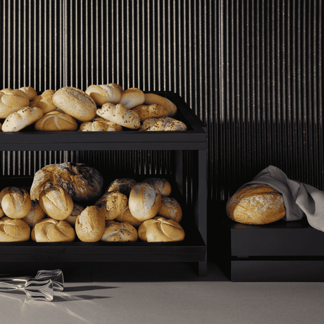 Tava neagra GN 1/1 Madeira  530x325x40 mm Fine Dine