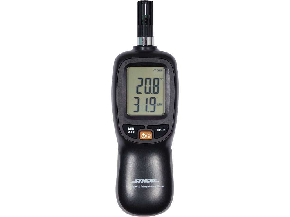 TERMOHIGROMETRU Sthor 81716 - 35°, 20°, 70°, 0,1° Sthor - scule electrice si unelte profesionale - BricoMart