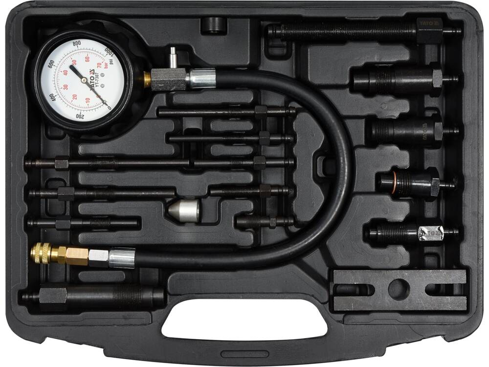 TESTER COMPRESIE MOTOR YATO YT - 7307 DIESEL 16BUC YATO - scule electrice si unelte profesionale - BricoMart