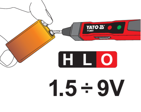 TESTER DIGITAL UNIVERSAL YATO YT - 28631 PENTRU TENSIUNE YATO - scule electrice si unelte profesionale - BricoMart