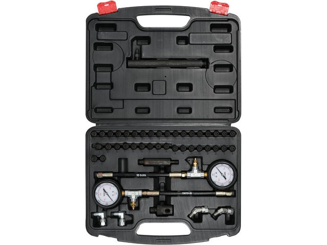 TESTER VERIFICARE PRESIUNE YATO YT - 73040 SISTEMUL DE FRANARE, 46 PIESE YATO - scule electrice si unelte profesionale - BricoMart