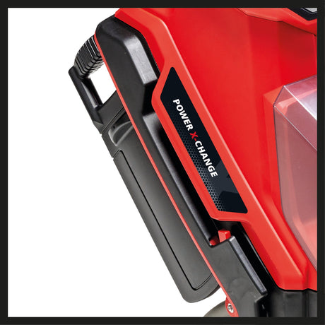Tocator de crengi cu lame pe acumulator Einhell REDAXXO 36/25 Power X - Change 36 V, grosime maxima a crengii de 25 mm, 3 cutite reversibile din otel, sac de colectare de 55 l, maner de transport, impingator Einhell - scule electrice si unelte profesionale - BricoMart
