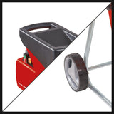 Tocator electric de crengi si resturi vegetale silentios Einhell GC - RS 2540, rola de taiere, comutator de directie, deschidere mare a buncarului, sasiu robust, inclusiv sac pentru deseuri de gradina Einhell - scule electrice si unelte profesionale - BricoMart