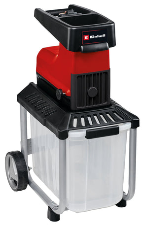 Tocator electric silentios Einhell GC - RS 60 CB, 2.800 W, tambur de taiere, deschidere mare a palniei, comutator de schimbare, cutie de colectare transparenta, comutator de siguranta integrat Einhell - scule electrice si unelte profesionale - BricoMart
