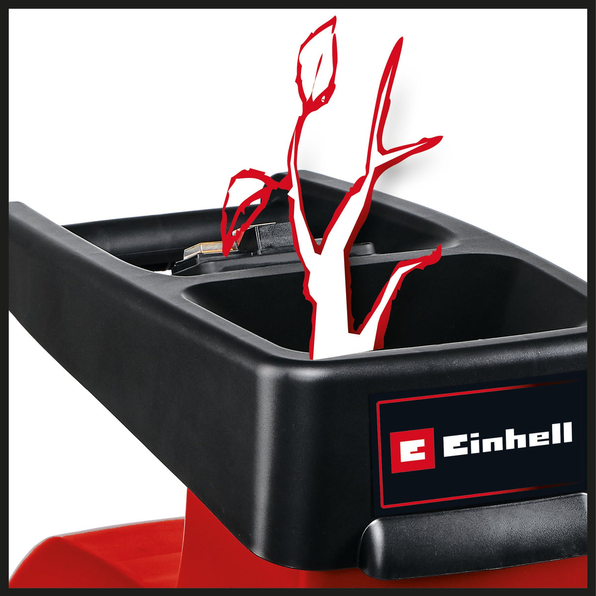 Tocator electric silentios Einhell GC - RS 60 CB, 2.800 W, tambur de taiere, deschidere mare a palniei, comutator de schimbare, cutie de colectare transparenta, comutator de siguranta integrat Einhell - scule electrice si unelte profesionale - BricoMart