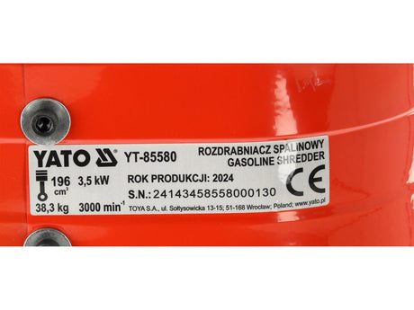 TOCATOR PENTRU CRENGI, YATO YT-85580 PE BENZINA 45MM YATO - scule electrice si unelte profesionale - BricoMart